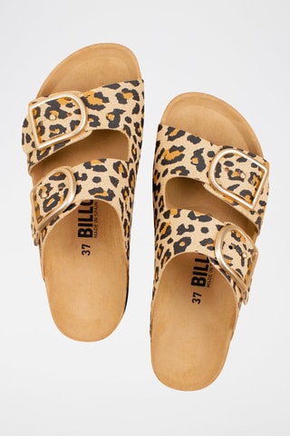 Sandales plateformes en nubuck - Marron