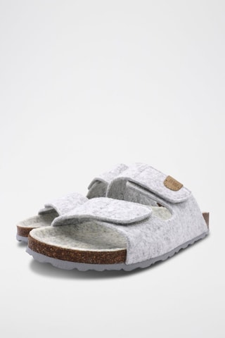 Mules - Gris clair chiné