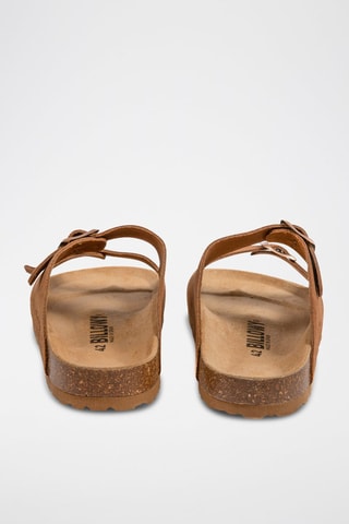 Mules en nubuck - Camel