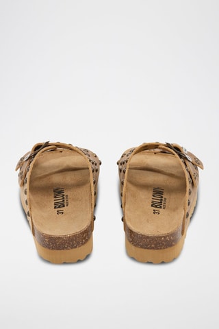 Mules en nubuck - Marron