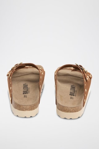 Mules en cuir - Marron