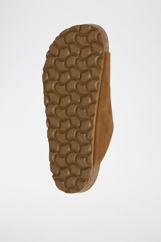 Mules en nubuck - Marron