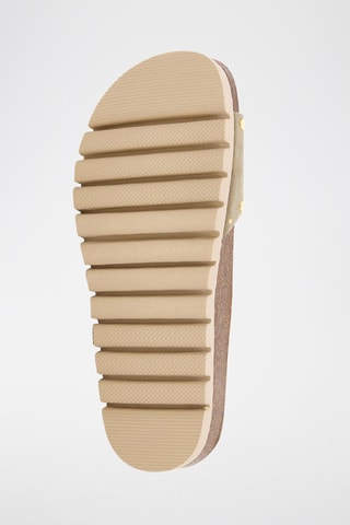 Mules en nubuck - Kaki