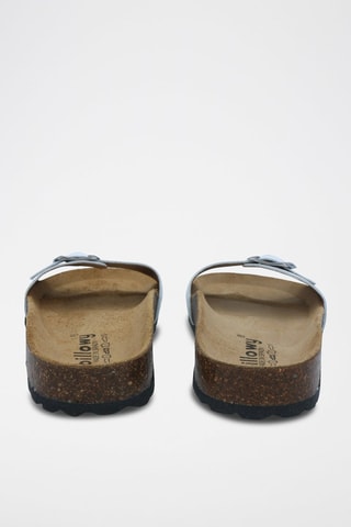 Mules en cuir Rosso - Blanc