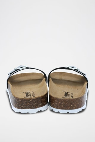 Mules Rosso - Argenté