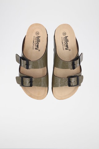 Mules Rosso - Kaki chiné