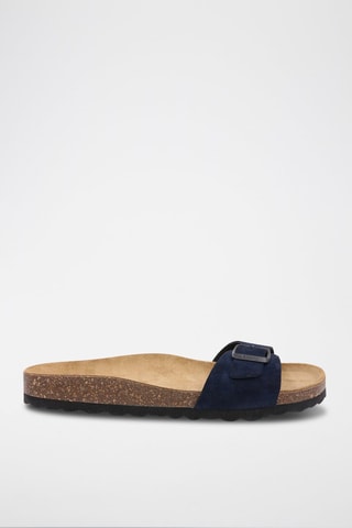 Mules en nubuck Rosso - 
Bleu