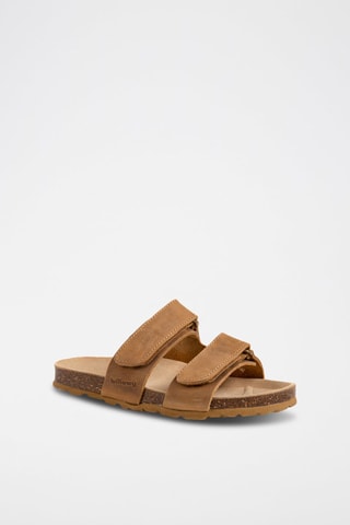 Mules en nubuck - Marron