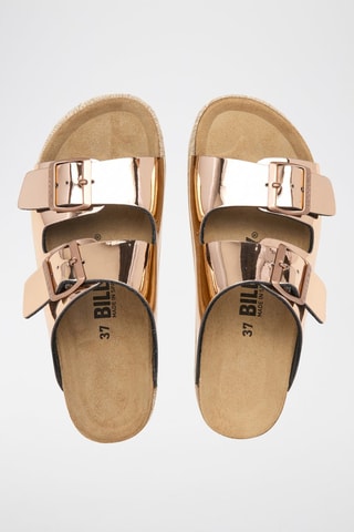 Mules plateformes - Saumon