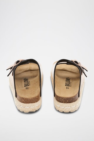 Mules plateformes - Saumon