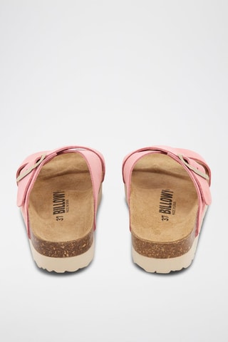 Mules en nubuck - Rose