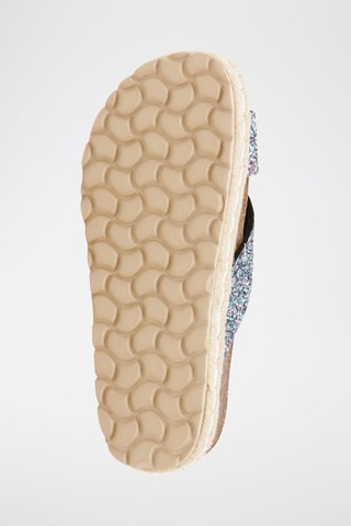 Mules plateformes - Bleu