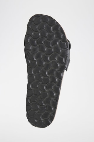 Mules en cuir - Noir 