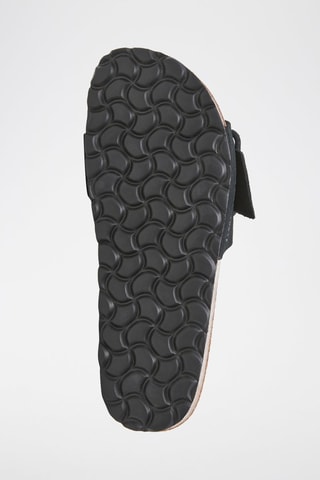 Mules en nubuck - Noir