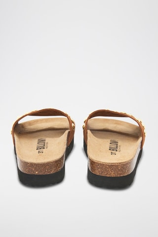Mules en nubuck - Camel