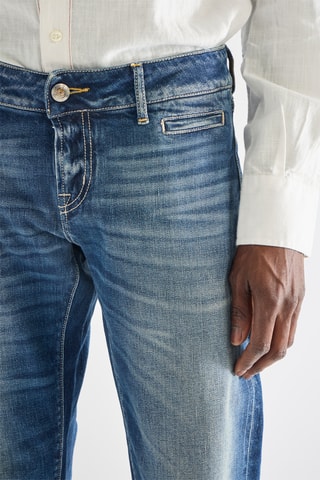 Jeans - Verwassen Blauw