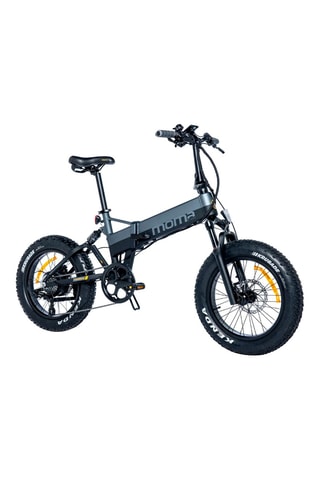 Mountain bike elettrica E-FAT 20 PRO - Grigio e nero - 20