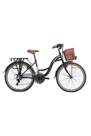 Bicicletta da città Urban - 26" Shimano Nero - 21 velocità - 155-180 cm