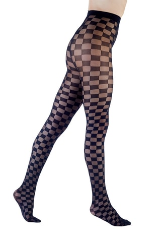 2 collants Architecturale - 40 deniers - Noir