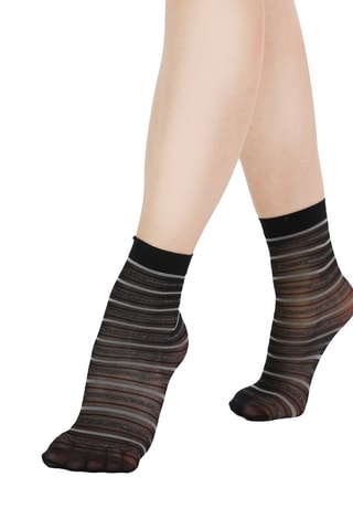 2 paires de chaussettes Actuel - Noir