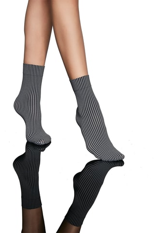 2 paires de chaussettes Carré - Noir