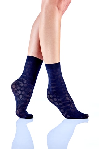 Chaussettes Contente - Bleu marine
