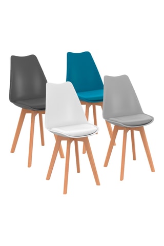 4 chaises Nordia - 46 x 79,5 x 51 cm