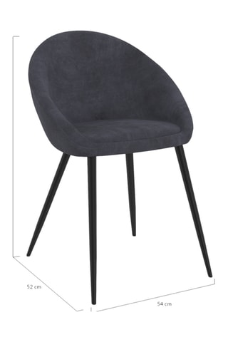 4 chaises Dory - 54 x 52 x 77 cm