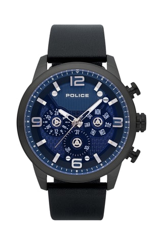 Quartz Horloge - Zwart en Donkerblauw