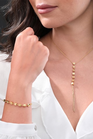 Ketting verguld messing