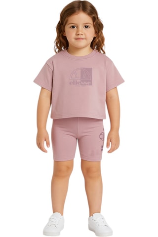 Pack 2 t-shirt e ciclisti - Bianco e rosa