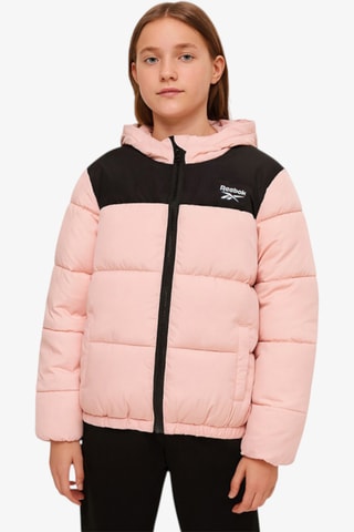 Parka con cappuccio  - Rosa