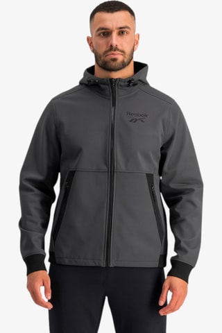 Giacca Softshell tecnica foderata in pile  - Grigio