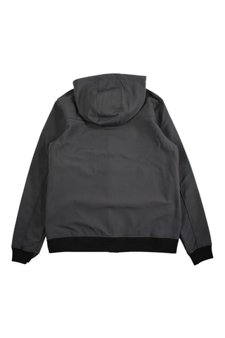 Giacca Softshell tecnica foderata in pile  - Grigio