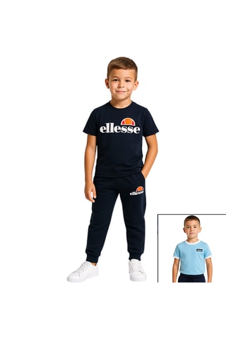 Pack 2 t-shirt e pantaloni sportivi  - Bianco e blu