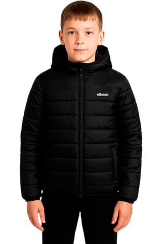 Piumino con cappuccio  - Nero