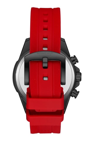 Reloj de cuarzo de aleación - Taquímetro - Rojo y negro