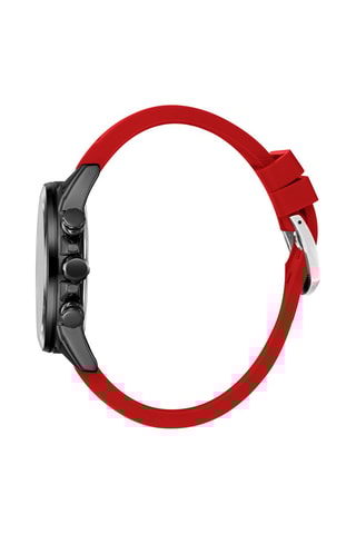 Reloj de cuarzo de aleación - Taquímetro - Rojo y negro