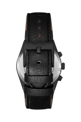 Reloj de cuarzo de piel y cerámica