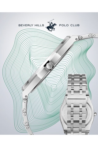 Reloj de cuarzo de metal y cerámica