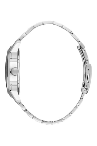 Reloj de cuarzo de metal y cerámica