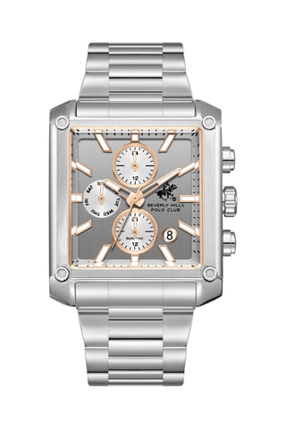 Reloj de metal - Cronógrafo - Plateado