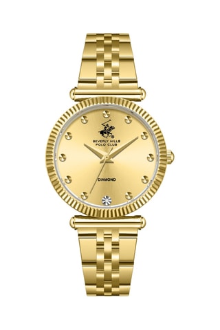 Reloj bañado en oro amarillo - Dorado