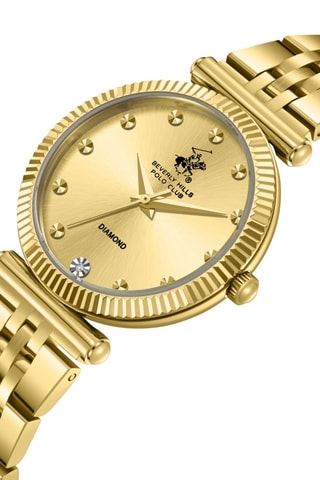 Reloj bañado en oro amarillo - Dorado