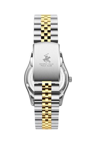 Reloj de metal - Plateado y dorado