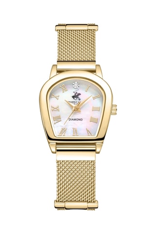 Reloj de cuarzo de metal - Dorado