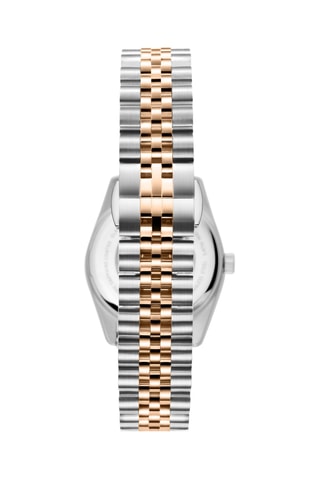 Reloj de metal - Plateado y dorado