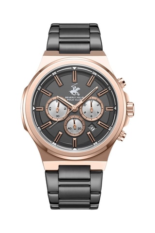 Reloj de cuarzo de aleación - Plateado y rosa dorado