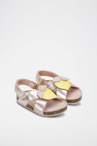 Sandalias de piel de cordero - Rosa - Carrément Beau