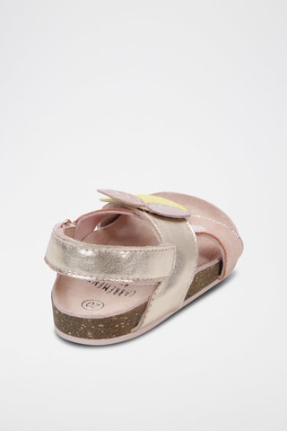 Sandalias de piel de cordero - Rosa - Carrément Beau